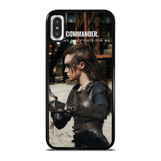 COMMANDER LEXA QUOTE 3 iPhone X / XS Case Cover