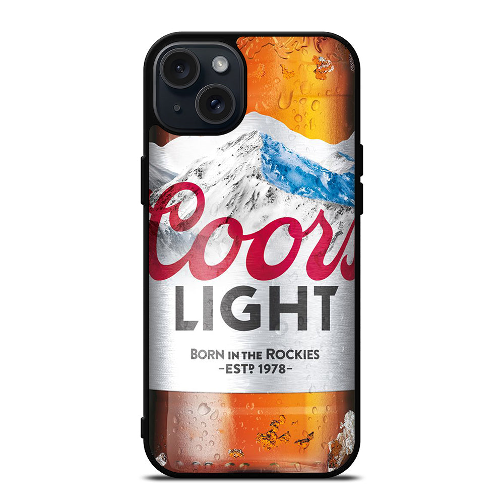 COORS LIGHT BEER BOTTLE 3 iPhone 15 Plus Case Cover