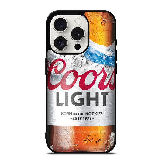 COORS LIGHT BEER BOTTLE 3 iPhone 15 Pro Case Cover