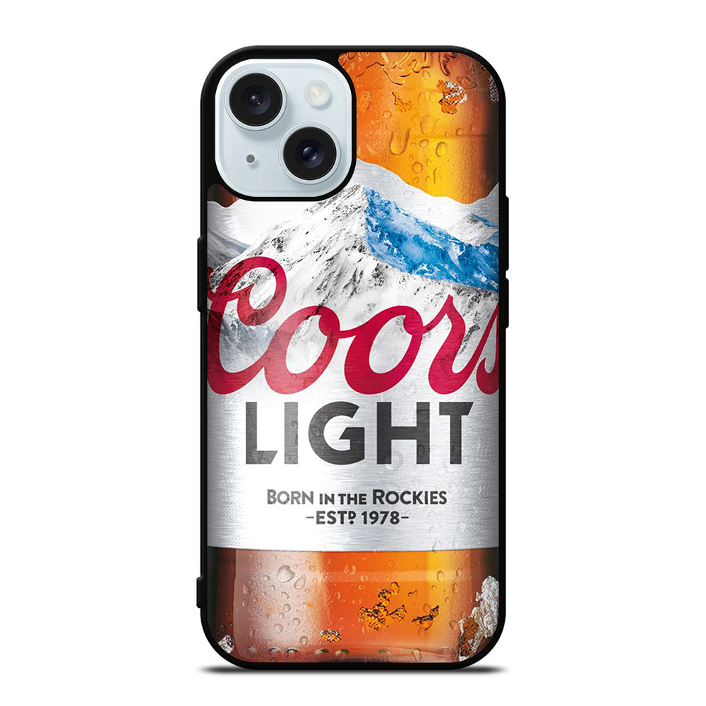 COORS LIGHT BEER BOTTLE 3 iPhone 15 Case Cover