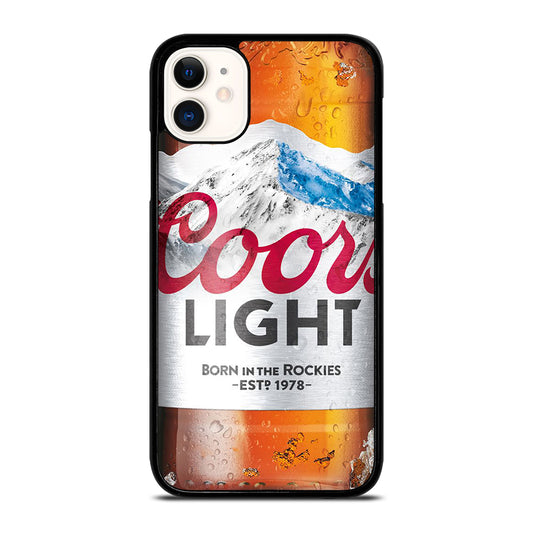 COORS LIGHT BEER BOTTLE 3 iPhone 11 Case Cover