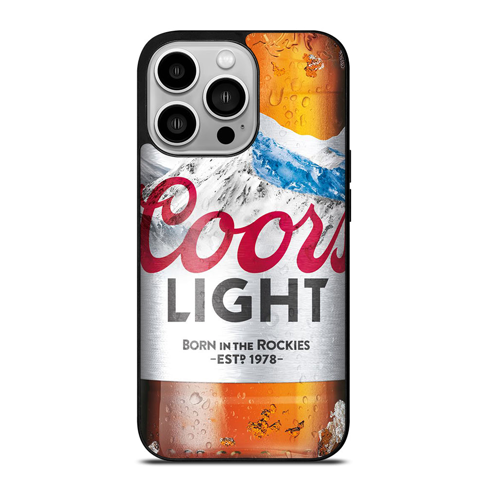 COORS LIGHT BEER BOTTLE 3 iPhone 14 Pro Case Cover