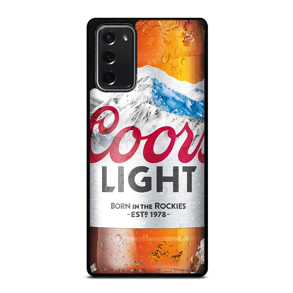 COORS LIGHT BEER BOTTLE 3 Samsung Galaxy Note 20 Case Cover