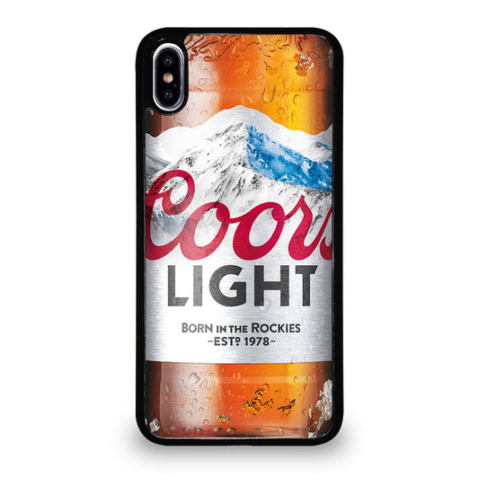 COORS LIGHT BEER BOTTLE 3 iPhone XS Max Case Cover