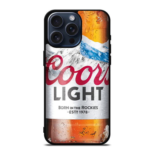 COORS LIGHT BEER BOTTLE 3 iPhone 15 Pro Max Case Cover