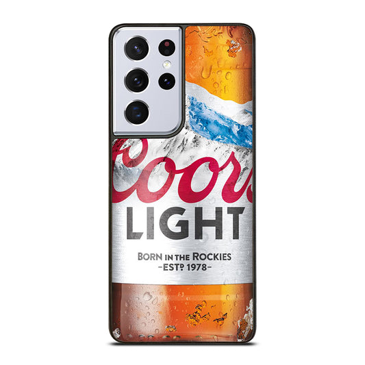 COORS LIGHT BEER BOTTLE 3 Samsung Galaxy S21 Ultra Case Cover