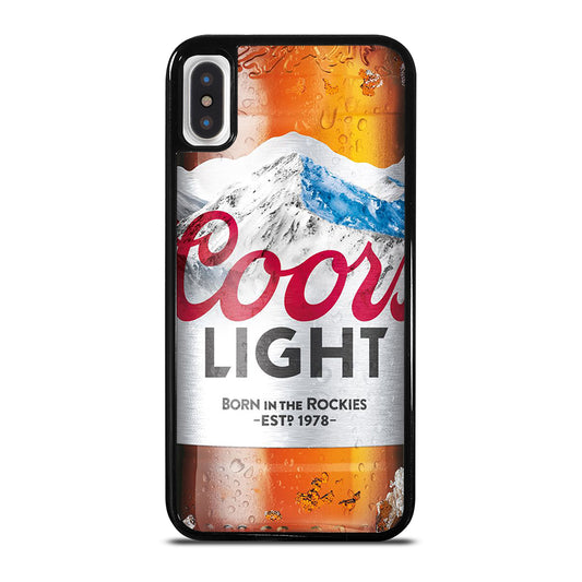 COORS LIGHT BEER BOTTLE 3 iPhone X / XS Case Cover