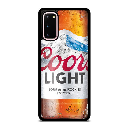 COORS LIGHT BEER BOTTLE 3 Samsung Galaxy S20 Case Cover