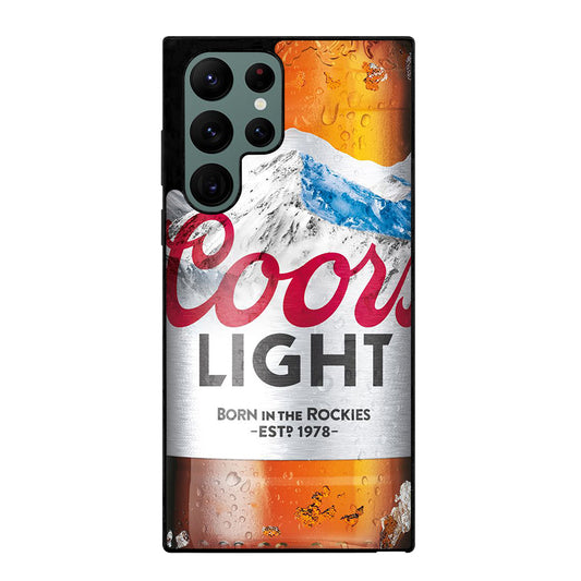 COORS LIGHT BEER BOTTLE 3 Samsung Galaxy S22 Ultra Case Cover
