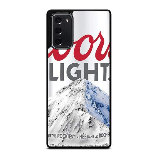 COORS LIGHT BEER COOL Samsung Galaxy Note 20 Case Cover