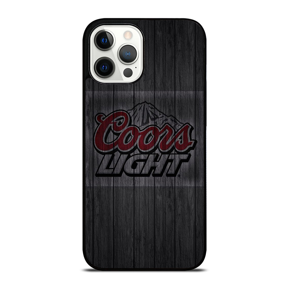 COORS LIGHT BEER WOODEN LOGO iPhone 12 Pro Max Case Cover