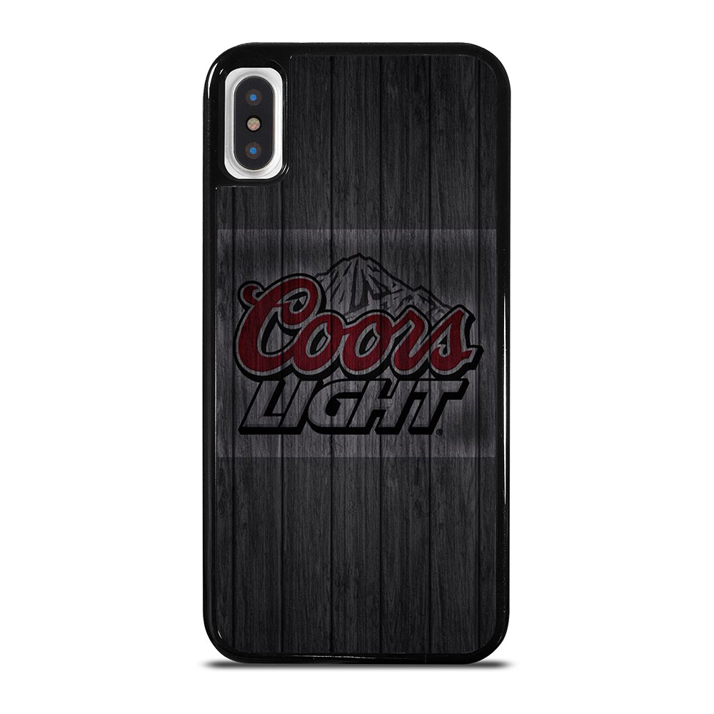 COORS LIGHT BEER WOODEN LOGO iPhone X / XS Case Cover
