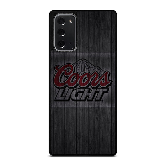 COORS LIGHT BEER WOODEN LOGO Samsung Galaxy Note 20 Case Cover