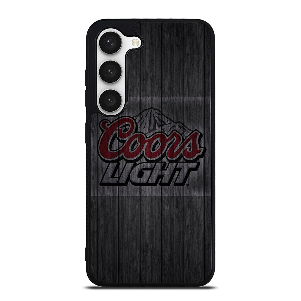 COORS LIGHT BEER WOODEN LOGO Samsung Galaxy S23 Case Cover