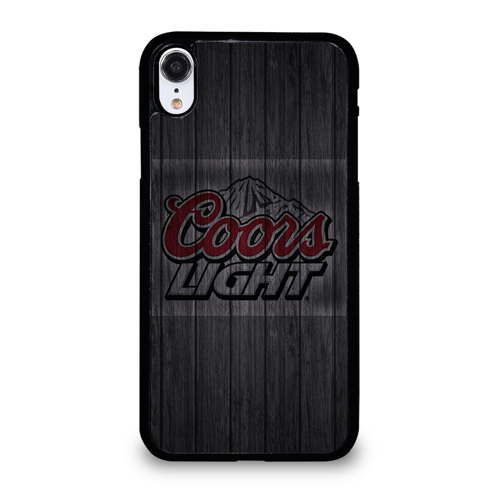 COORS LIGHT BEER WOODEN LOGO iPhone XR Case Cover