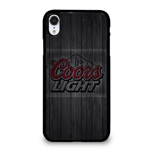 COORS LIGHT BEER WOODEN LOGO iPhone XR Case Cover