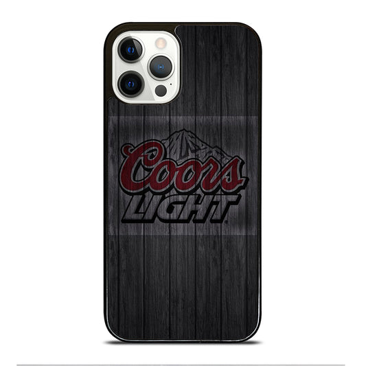 COORS LIGHT BEER WOODEN LOGO iPhone 12 Pro Case Cover