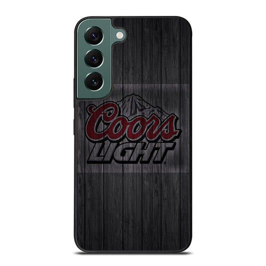 COORS LIGHT BEER WOODEN LOGO Samsung Galaxy S22 Case Cover