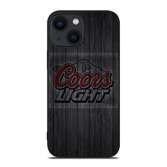 COORS LIGHT BEER WOODEN LOGO iPhone 14 Plus Case Cover