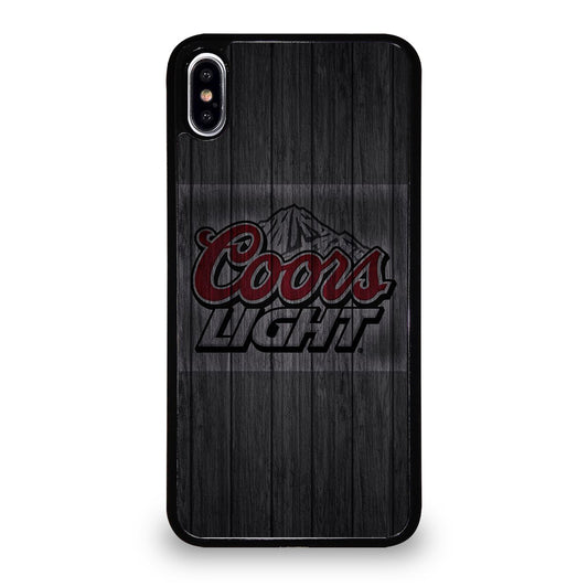 COORS LIGHT BEER WOODEN LOGO iPhone XS Max Case Cover