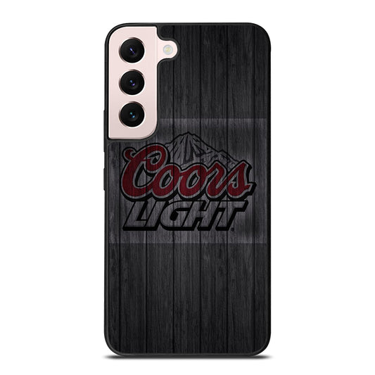 COORS LIGHT BEER WOODEN LOGO Samsung Galaxy S22 Plus Case Cover