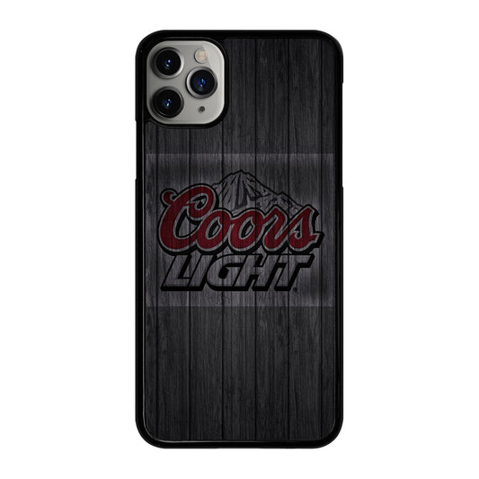COORS LIGHT BEER WOODEN LOGO iPhone 11 Pro Max Case Cover