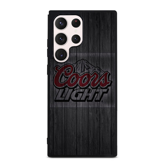 COORS LIGHT BEER WOODEN LOGO Samsung Galaxy S23 Ultra Case Cover