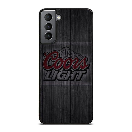 COORS LIGHT BEER WOODEN LOGO Samsung Galaxy S21 Plus Case Cover