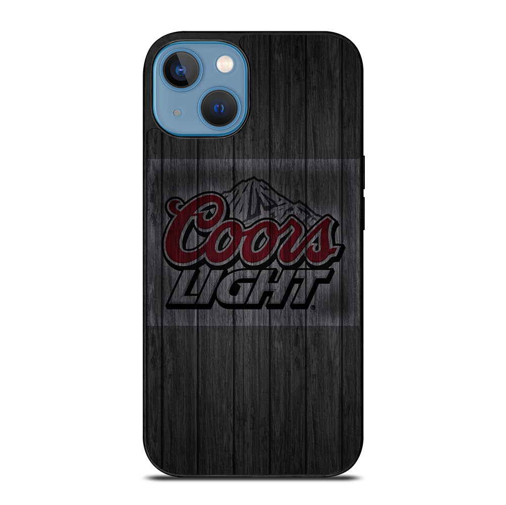 COORS LIGHT BEER WOODEN LOGO iPhone 13 Case Cover