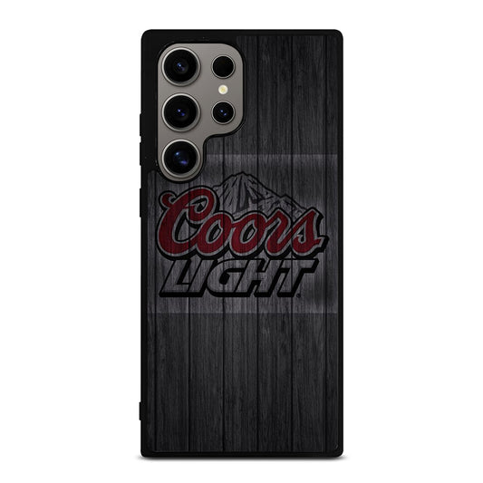 COORS LIGHT BEER WOODEN LOGO Samsung Galaxy S24 Ultra Case Cover
