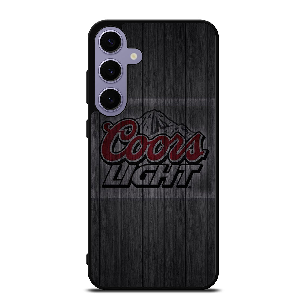 COORS LIGHT BEER WOODEN LOGO Samsung Galaxy S24 Plus Case Cover