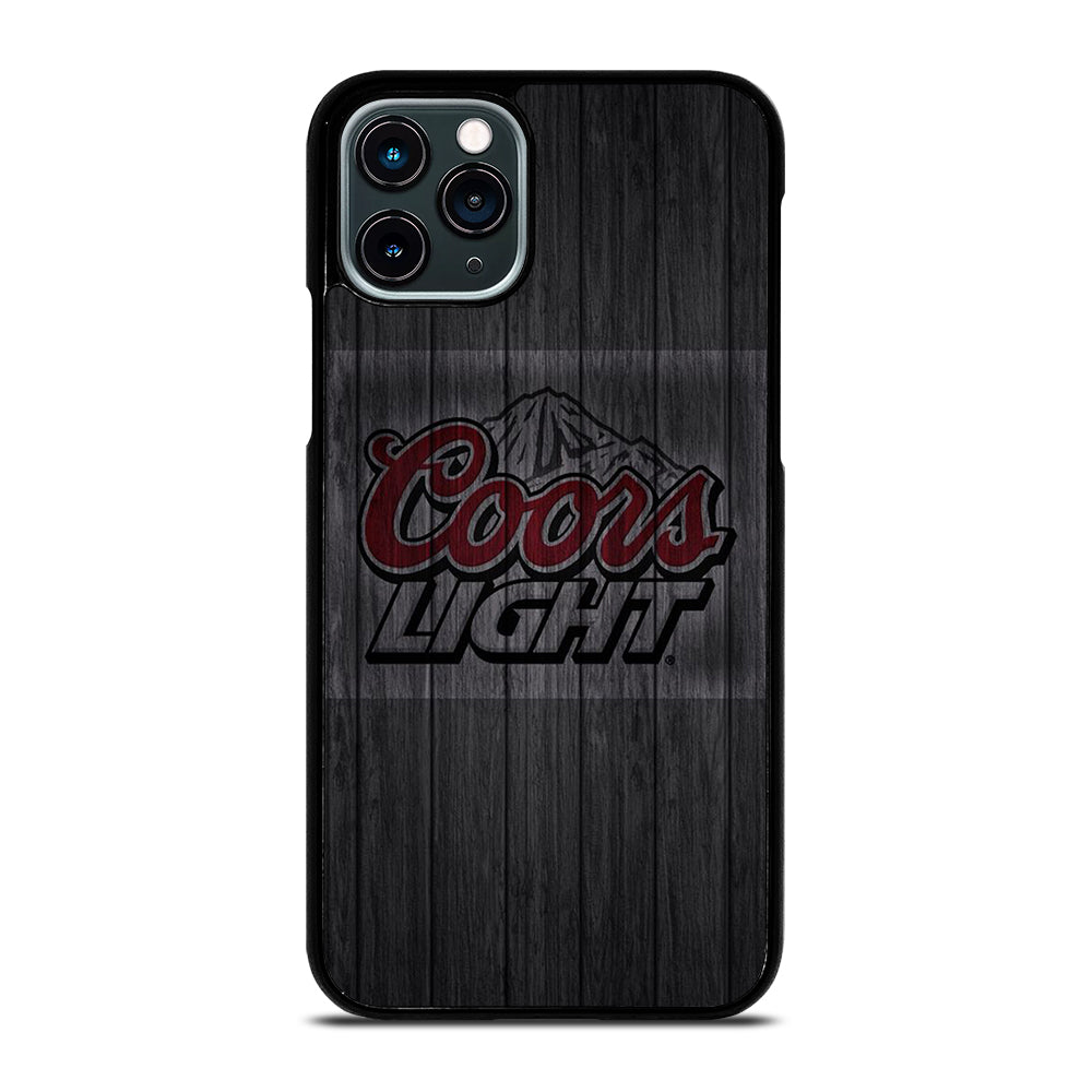 COORS LIGHT BEER WOODEN LOGO iPhone 11 Pro Case Cover