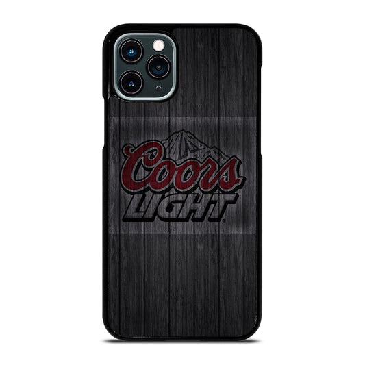 COORS LIGHT BEER WOODEN LOGO iPhone 11 Pro Case Cover