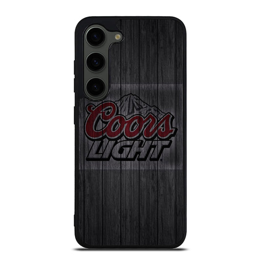 COORS LIGHT BEER WOODEN LOGO Samsung Galaxy S23 Plus Case Cover