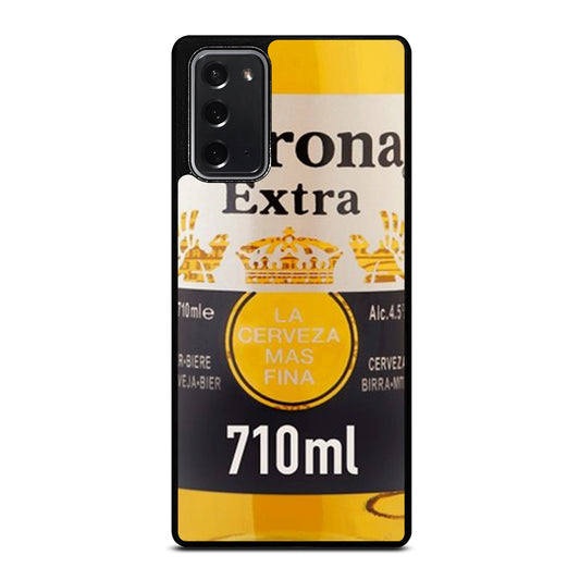 CORONA BEER BOTTLE 3 Samsung Galaxy Note 20 Case Cover