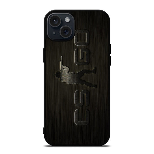 COUNTER STRIKE METAL LOGO iPhone 15 Plus Case Cover