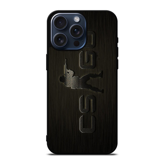COUNTER STRIKE METAL LOGO iPhone 15 Pro Max Case Cover