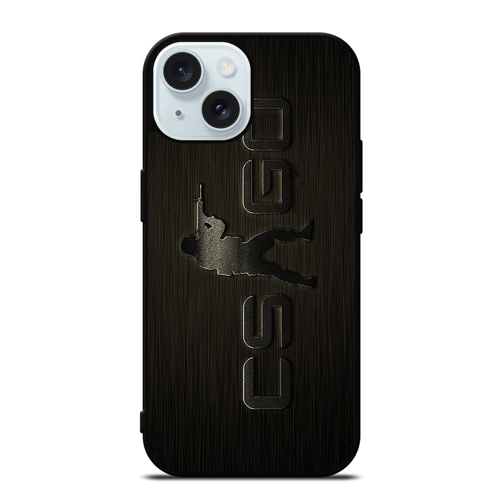 COUNTER STRIKE METAL LOGO iPhone 15 Case Cover