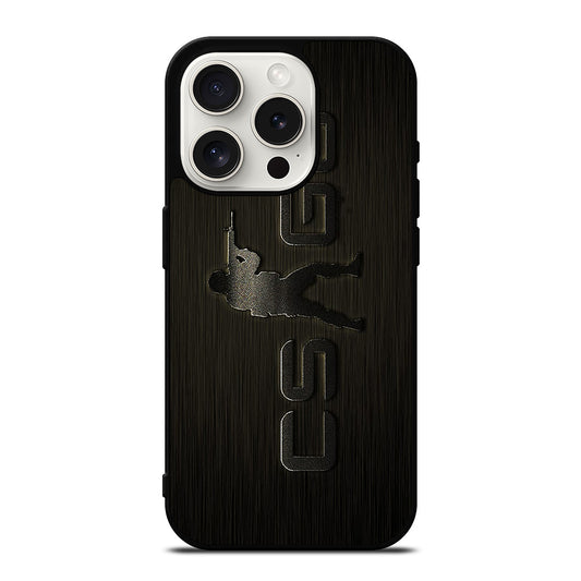 COUNTER STRIKE METAL LOGO iPhone 15 Pro Case Cover