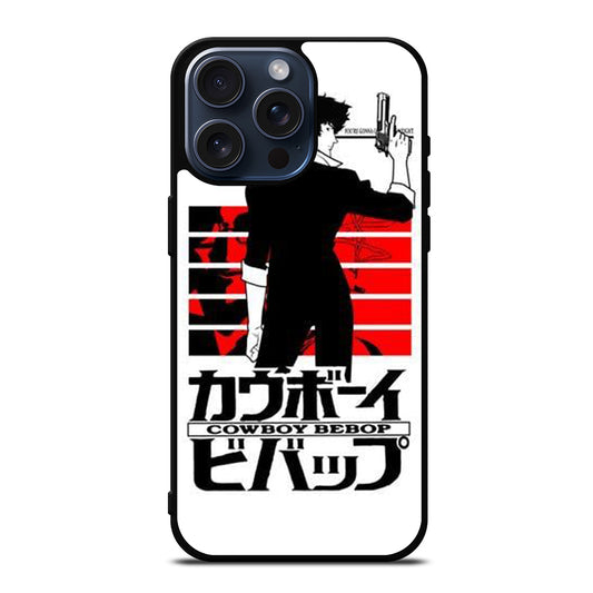 COWBOY BEBOP SPIKE SPIEGEL AMIME 3 iPhone 15 Pro Max Case Cover