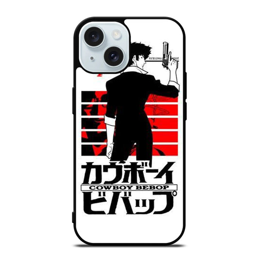 COWBOY BEBOP SPIKE SPIEGEL AMIME 3 iPhone 15 Case Cover