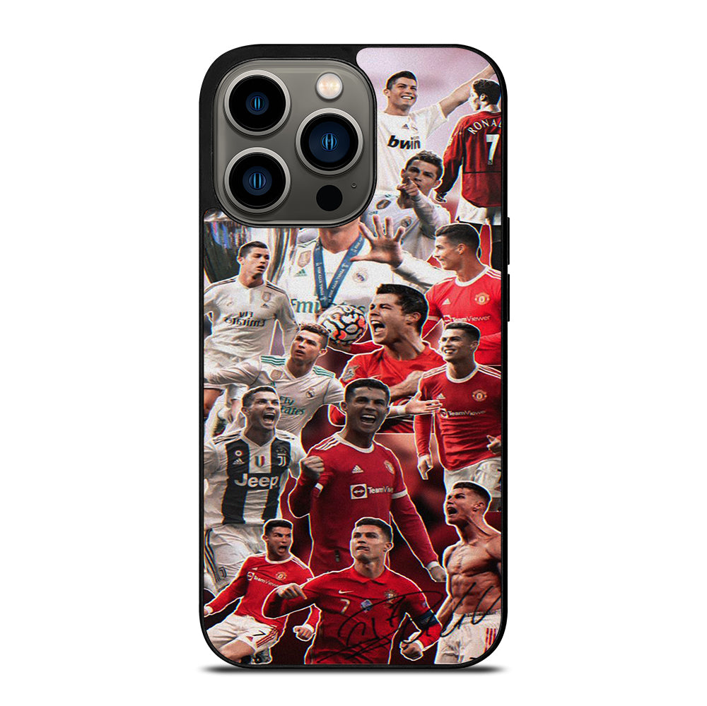 CRISTIANO RONALDO COLLAGE iPhone 13 Pro Case Cover