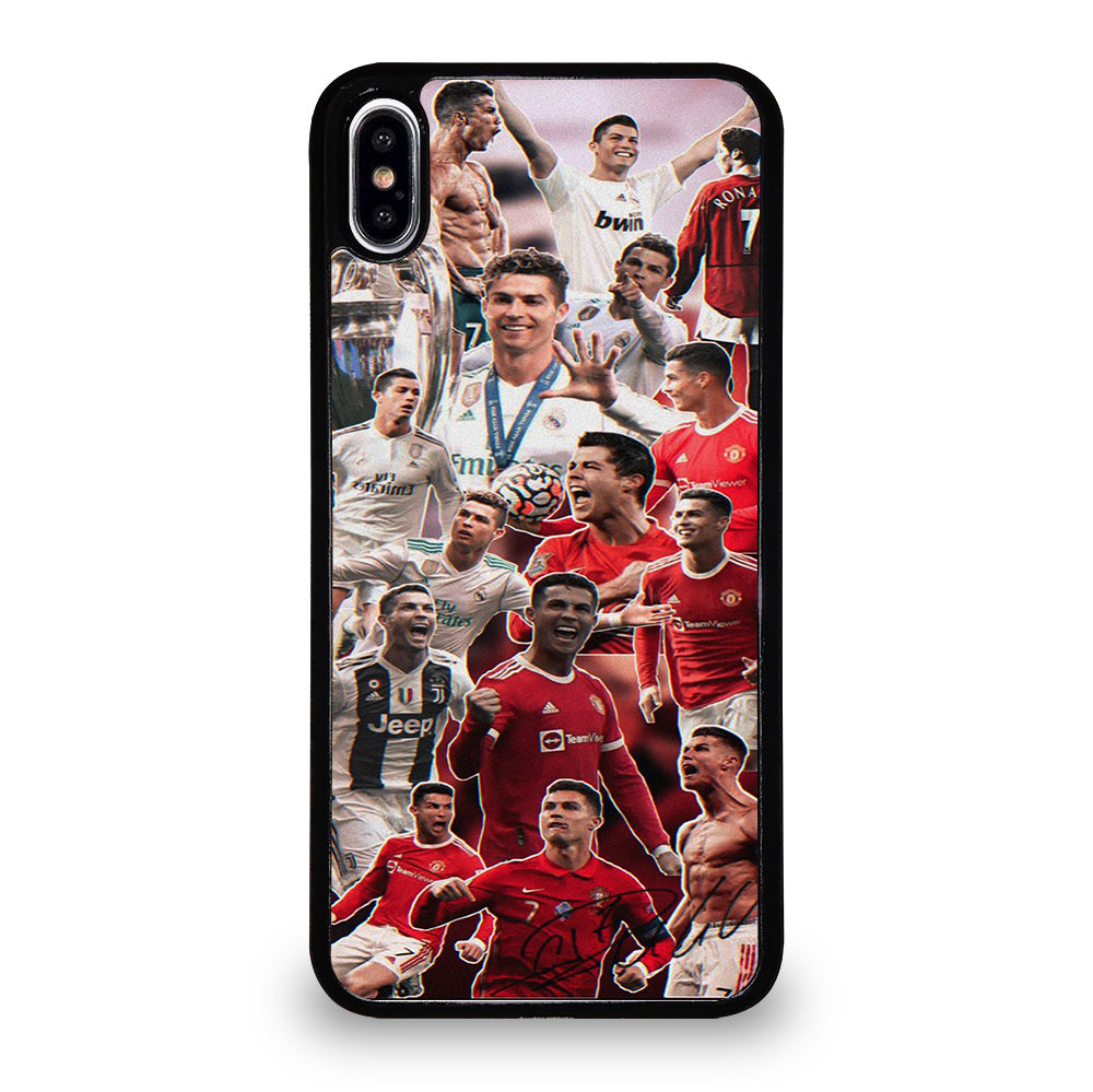 CRISTIANO RONALDO COLLAGE iPhone XS Max Case Cover
