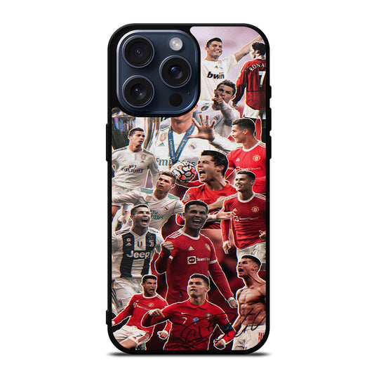 CRISTIANO RONALDO COLLAGE iPhone 15 Pro Max Case Cover