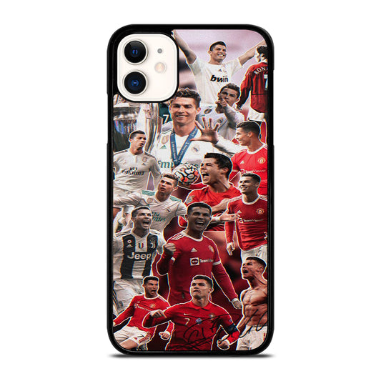 CRISTIANO RONALDO COLLAGE iPhone 11 Case Cover