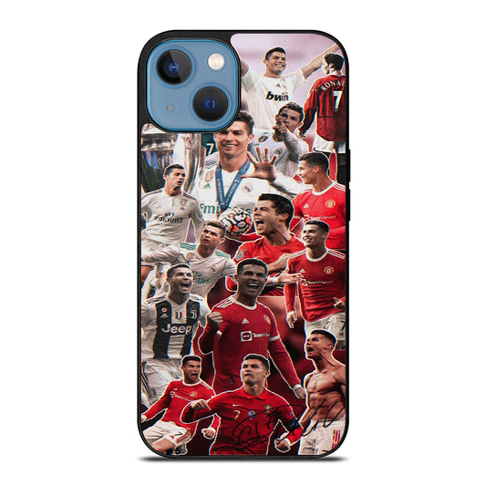 CRISTIANO RONALDO COLLAGE iPhone 13 Case Cover