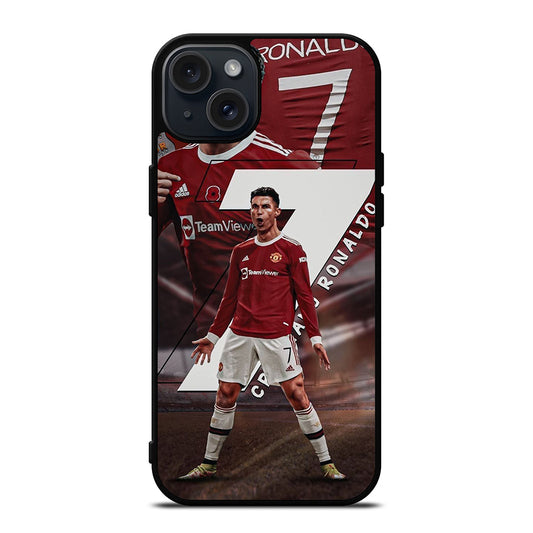 CRISTIANO RONALDO CR7 UNITED iPhone 15 Plus Case Cover