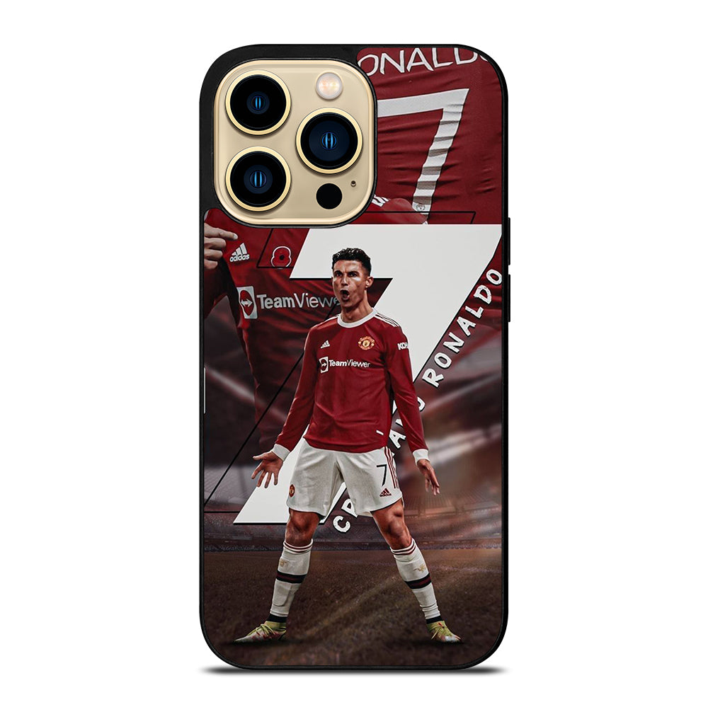 CRISTIANO RONALDO CR7 UNITED iPhone 14 Pro Max Case Cover