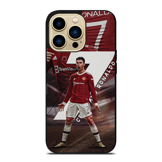 CRISTIANO RONALDO CR7 UNITED iPhone 14 Pro Max Case Cover