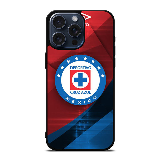 CRUZ AZUL DEPORTIVO FOOTBALL LOGO 5 iPhone 15 Pro Max Case Cover
